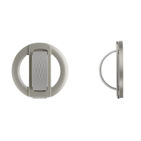Support magnétique pour téléphone portable en silicone avec anneau de maintien en alliage de zinc, support de téléphone portable pour smartphone