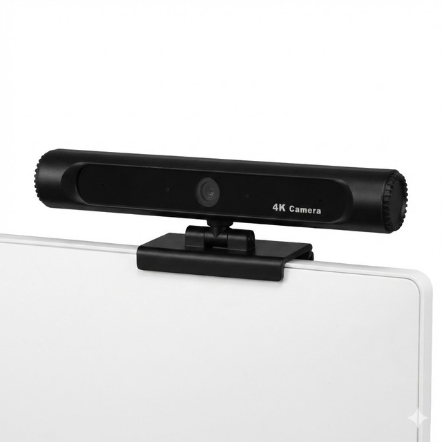 4K HD CMOS Auto Focus USB Web Camera for Video Conference with 60fps Sound Pick up Flat Wide Angle