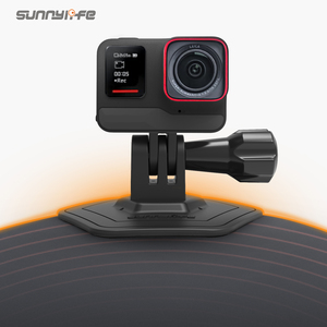 Soporte de cámara de acción con base curvada plana suave para casco adhesivo flexible Sunnylife para Osmo 360/ Pocket 3/ <span class=keywords><strong>Insta360</strong></span> X4/ <span class=keywords><strong>GO</strong></span> 3 - Product Image 4