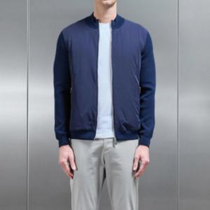 Veste pour homme de haute qualité OEM, nouvelle veste pour homme, logo personnalisé, fermeture éclair bidirectionnelle, vêtements de rue, veste pour homme - Product Image 6