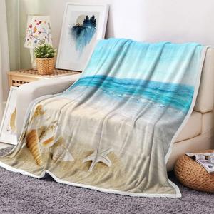 Marine Life Flannel Blanket <b>Throw</b> Blanket Nap Blanket Breathable Skin Friendly <b>for</b> Bed Sofa <b>Couch</b> Custom Print Bulk Wholesale - Product Image 4