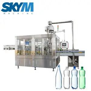 Full Automatic Complete Bottled Drinking Water Production Line / Can Filling Machine / Liquor Spirit Wine Filling Machine