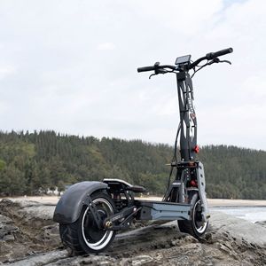 Potente Scooter Eléctrico de 72V con Doble Motor y Doble Tracción, Plegable, con Neumáticos Anchos, para Adultos - Product Image 3