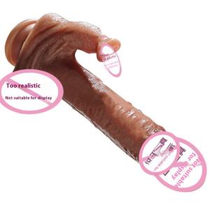 Dildo Realistico Morbido in Silicone per Masturbazione Femminile, Giocattolo Sessuale Elettrico con Telecomando, Accessorio per Sesso Sicuro Portatile CN JY-1 - Product Image 5