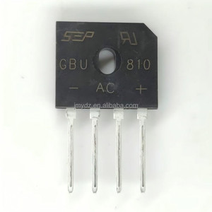 Rectificador de puente GBU810, rectificador de puente completo de alta corriente de 8A y 1000 V en paquete GBU - Product Image 1