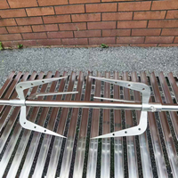 Barbecue Grill Asado Parrilla/Santa Maria/Argentin en Acier Inoxydable au Charbon de Bois de 40" avec Rôtissoire Robuste GK1000E2R