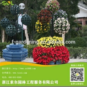 Maceta de Plástico para Plantas, Jardinería Vertical, Maceta para Árboles y Flores SL-Y060-5 - Product Image 2