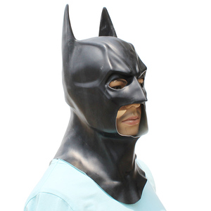 Película de Batman oscuro rey aumenta el rendimiento fiesta mascarada de halloween espeluznante máscara de látex - Product Image 3
