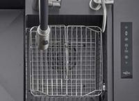 Évier de cuisine en acier inoxydable 304 nano multifonctionnel fait main à double bac et double trou, nouveau style moderne avec purification à double catalyseur