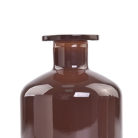 Bouteille d'aromathérapie en verre brun personnalisée en gros avec fonction de diffusion d'arômes sans flamme