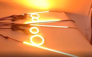 Sạc 2015 + đèn pha dòng chảy loạt ánh sáng Kit năng động LED quầng Nhẫn/gói chương trình 1 cộng với tín hiệu lần lượt - Product Image 2