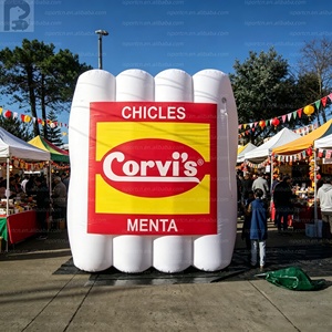 Modèle géant gonflable personnalisé avec logo pour paquet de <span class=keywords><strong>chewing</strong></span>-<span class=keywords><strong>gum</strong></span>, emballage de collation, promotion de marque de confiserie/alimentaire, présentoir de magasin de détail - Product Image 4