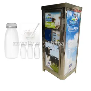 Coin&bill and IC Card Intelligent fresh Milk Vending Machine/Milk dispenser Machine with stainess steel 304