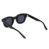 RHUED Fashion Brand 2023 Lunettes de soleil personnalisées à la main avec design biseauté Lunettes de soleil à monture en acétate ronde et épaisse avec logo