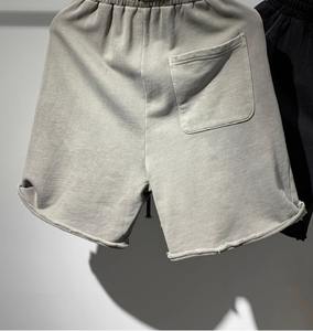 กางเกงคาร์โก้ขาสั้นผ้าฝ้ายฟอกสีสตรีท | กางเกงขาสั้นลำลองใส่ได้ทุกเพศแนวสตรีทสไตล์วินเทจแนวสตรีท | ทรงหลวมสไตล์ฮิปฮอป Y2K - Product Image 6