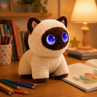 Jouet chaton chantant et dansant pour seniors, conforme CPSIA, léger et portable, pour le confort des personnes atteintes de démence et le soulagement du stress