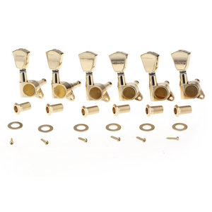Or 6 dans une ligne droite Tuning Pegs Keys Accordeurs de <span class=keywords><strong>guitare</strong></span> pour LP Style <span class=keywords><strong>guitare</strong></span> électrique ou <span class=keywords><strong>guitare</strong></span> acoustique - Product Image 3