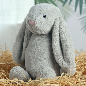 Wholesale 30 cm Soft Bunny Plush Toy Cute Long-Ear <strong>Rabbit</strong> <strong>Comforter</strong> for Children with PP Cotton Filling Easter Holiday Gift - Product Image 4