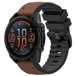 Bracelet de montre Win-Win, aspect premium, placage en silicone, résistant à l'<span class=keywords><strong>eau</strong></span>, pour montres Garmin Fenix 7X, accessoires de montre - Product Image 1