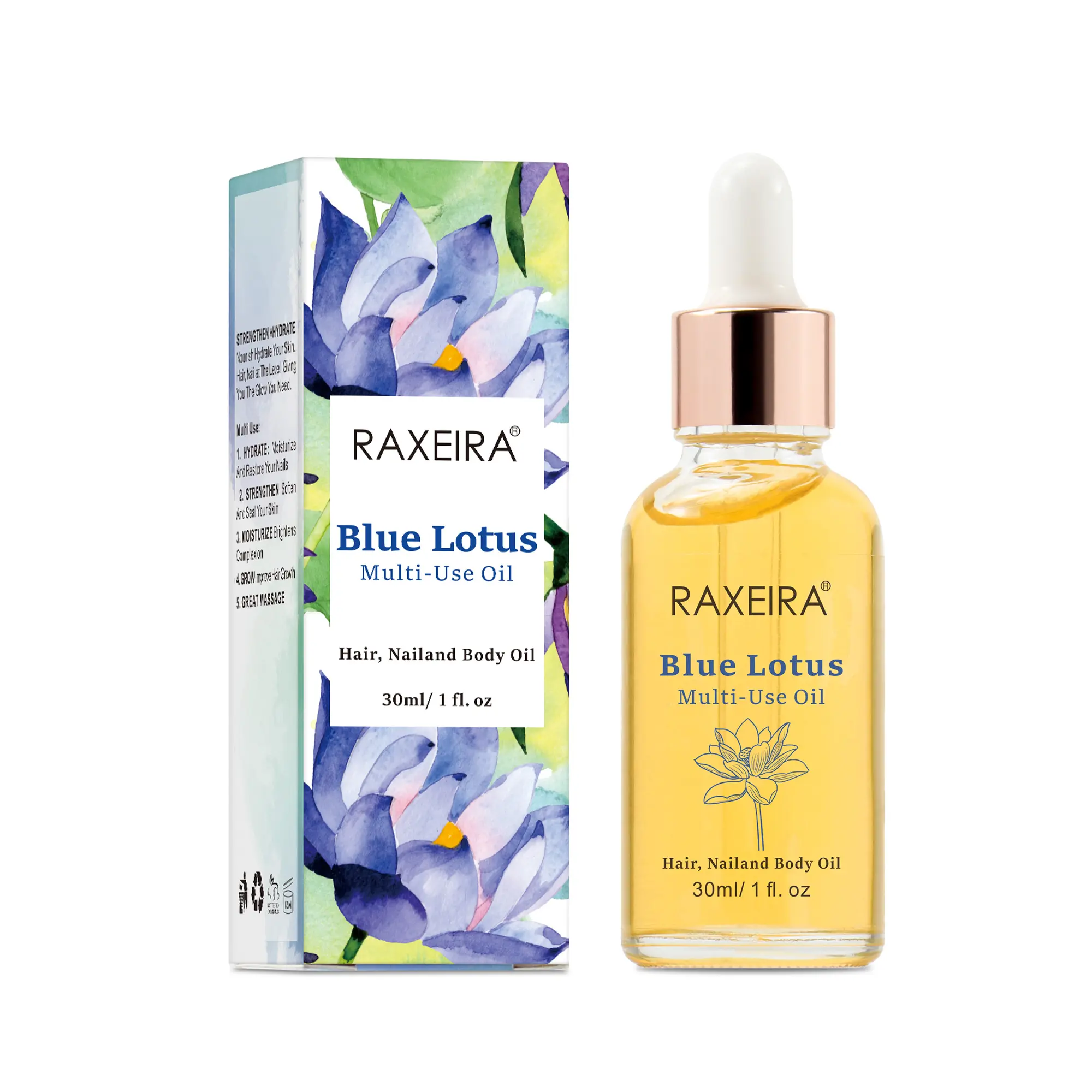 Benutzer definiertes Logo Blue Lotus Flower Ätherisches Öl Hochwertiges Bio-Custom-Label Absolutes Öl Fabrik preis Bulk Blue Lotus Oil
