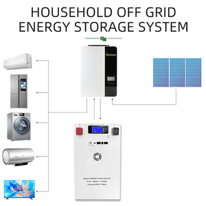 Baterai Lithium Ion Penyimpanan Energi Surya Off Grid LFP 17.4KWh <span class=keywords><strong>48V</strong></span> 51.2V 340Ah dengan BMS 200A dan Sistem CAN RS485 RS232 - Product Image 4