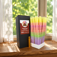 Tubes à cigarettes artisanaux en papier de pâte de bois carrés, marque privée OEM, jetables, design simple, personnalisables pour la vente en gros