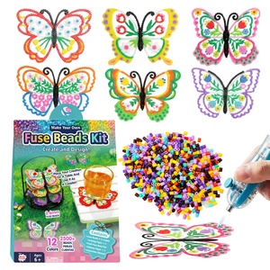 Perles <span class=keywords><strong>à</strong></span> fusionner DIY avec stylo <span class=keywords><strong>à</strong></span> perles manuel pour mini-perles Perler de 2,6 mm : créez des motifs complexes en toute simplicité - Product Image 1