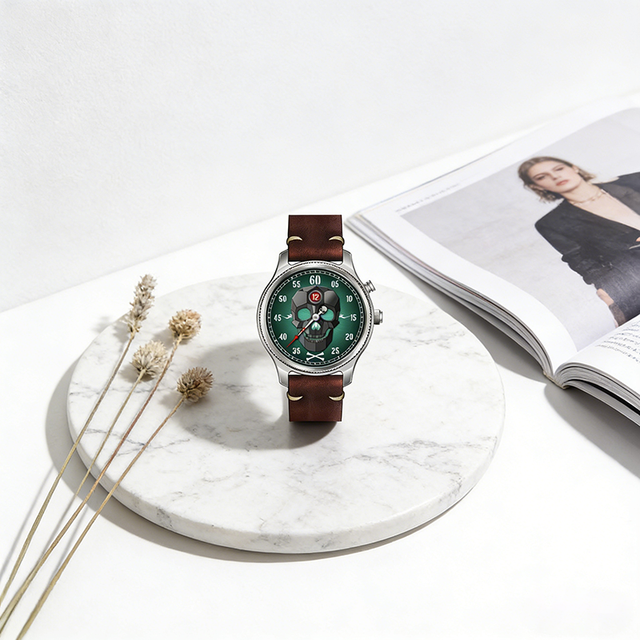 Novel Multi-functional Wristwatch Crazy Hour Movement Reliable Gearbox Movement Watch Fashion Distinctive Gift Gearbox Watch