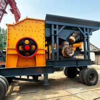Nouveau concasseur à marteaux carré portable avec une capacité maximale de 500 t/h pour les projets miniers, de construction et de recyclage, facile à utiliser