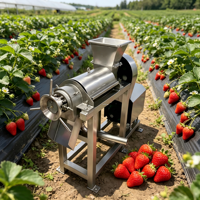 Multifunctionele, snelle, commerciële, semi-automatische sapcentrifuge zonder pulp, met overbelastingsbeveiliging, voor sinaasappels en suikerriet, geschikt voor gebruik in de keuken.