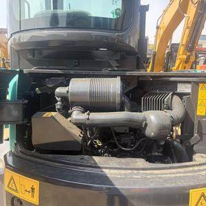 รถขุดขนาดเล็ก Kobelco SK50SR ปี 2020 น้ำหนักใช้งาน 5 ตัน เครื่องยนต์ Yanmar 29.3 กิโลวัตต์ พร้อมหัวเจาะและบุ้งกี๋ขุด - Product Image 2