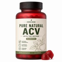 Gummies personnalisées sans sucre au vinaigre de cidre de pomme, compléments à base de plantes pour le soutien digestif, la détoxification et la purification