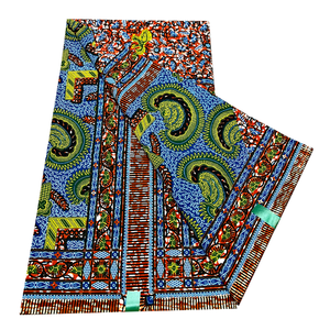 Tissu imprimé africain en coton 100% motif batik double face textile Ankara <span class=keywords><strong>Pagne</strong></span> Batik Nigéria Tissus cirés pour couture <span class=keywords><strong>pagne</strong></span> - Product Image 4