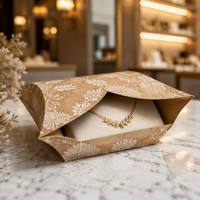 Elegant Small Pillow Paper Box for Jewelry Accessory Party Favor Gift Packaging Custom Printed Kraft Pillow Shaped Paper Box
