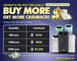 2025 xu hướng mới nhà máy 22.5W ngân hàng điện 10000mAh sạc nhanh pin bên ngoài sạc di động Powerbank với cáp - Product Image 3