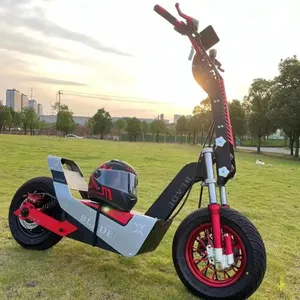 Nuovo Design Racing 15000Watt Qs motorino E 72V grande pneumatico 150Amp Controller Max velocità 120Km adulto Scooter elettrico per gli uomini