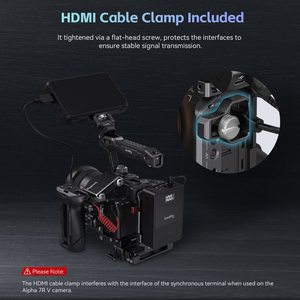 ชุดกรงแรด3710สำหรับโซนี่อัลฟา<span class=keywords><strong>7R</strong></span> <span class=keywords><strong>V</strong></span>/อัลฟา7 iv/ อัลฟ่า7S III กล้องขนาดเล็กและอเนกประสงค์ - Product Image 4