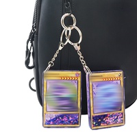 Wsnbwyewholesale Porte-clés en acrylique personnalisé de dessin animé d'anime, porte-clés de designer d'anime, llaveros Anime DIY CHAVEIRO Porte-clés en acrylique de designer