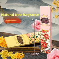 Aromaterapi Kelopak Bunga Wangi Tahan Lama Osmanthus Mawar Bunga Kering Buatan Tangan Dupa Kelopak Alami Pemurni Udara Bambu