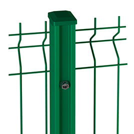 Ngoài trời trang trí 3D cong tam giác uốn hàng rào - Product Image 2