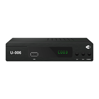 Compatible con todos los canales 1080P full HD mutilanguage receptor de TV con reproductor multimedia H264 TV BOX ISDBT Set Top Box