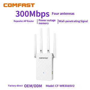 Repetidor WiFi COMFAST CF-WR306S <span class=keywords><strong>V2</strong></span> 802.11ac 300Mbps, Amplificador de <span class=keywords><strong>Señal</strong></span> con Cuatro Antenas, Alcance de 20-40m, Penetración de Paredes - Product Image 4