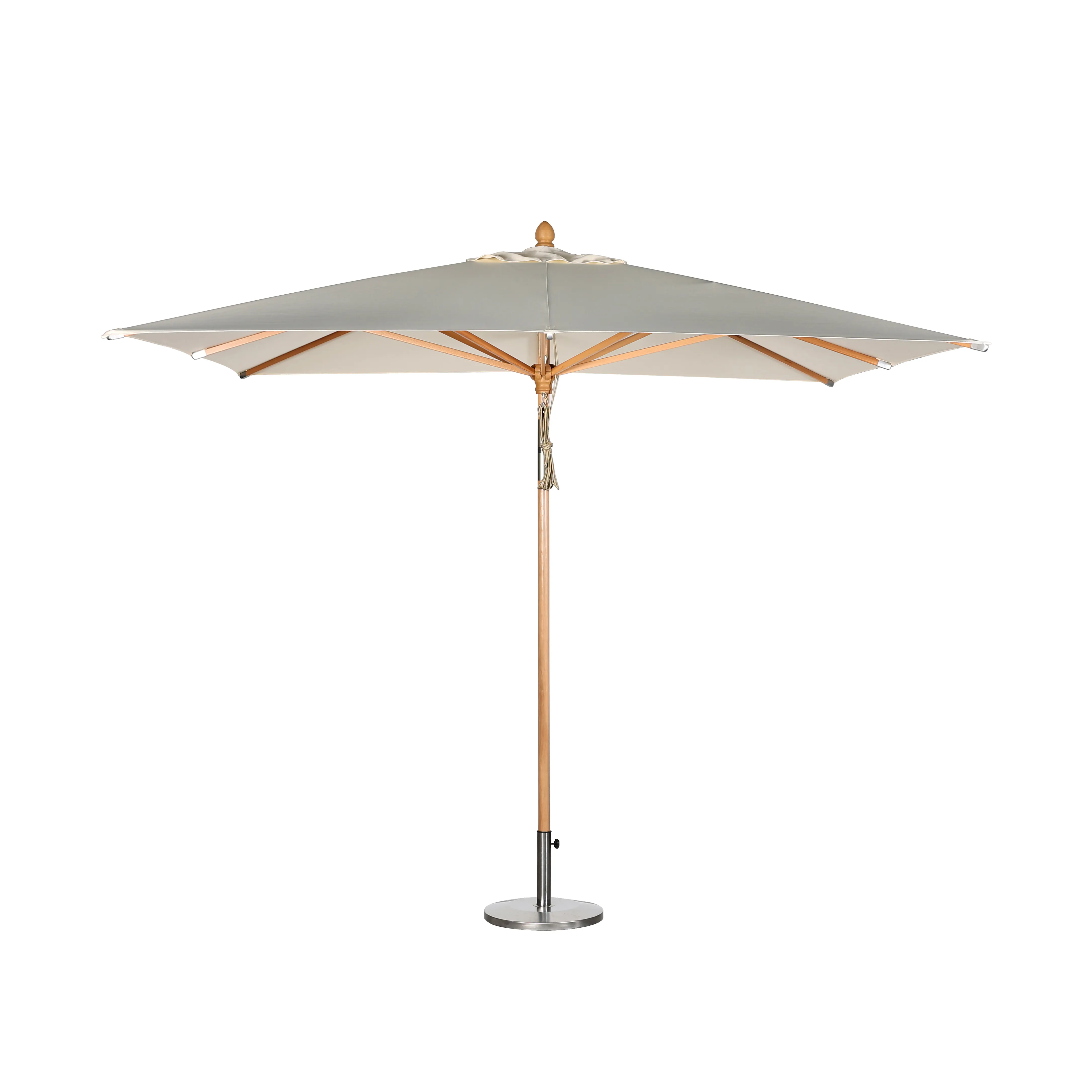 Commercial Custom Restaurant Customizable Wooden Large Advertising Sun Shade Garden Parasols Outdoor Umbrellas For Selling