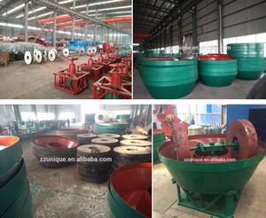 Molino de sartenes de alta calidad, modelos 1200 a 1600 para molienda en húmedo, hierro, plomo, zinc, oro, planta de procesamiento de mineral, precio de molino de sartenes en húmedo - Product Image 5