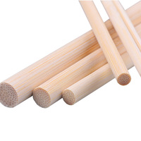 Vente d'usine – Petits bâtonnets de bambou de 5-6 mm de diamètre, finition lisse, pour loisirs créatifs, longs bâtonnets de bambou pour modèles architecturaux