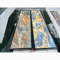 Plaques de placage en pierre souple translucide, panneaux pliables en travertin, pierre souple