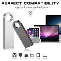 Memoria USB Metálica Mini Personalizada con Logotipo Promocional al por Mayor, USB 3.0, Garantía de 1 Año, Velocidad de Lectura de 15-25 MB/s, Opciones Multicolor