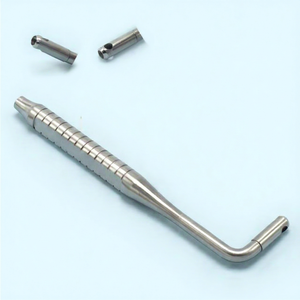 Kit de Implante Dérmico Manual Reutilizable de Acero Inoxidable Tipo Keyes Curvo de 4 mm para Biopsia Dental Quirúrgica de Grado Médico con Certificación CE - Product Image 1