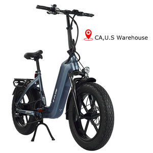 Nueva Bicicleta Eléctrica Plegable con Neumáticos Gruesos 20*4.0, Pantalla LCD y 7 Velocidades, con Pedales, Disponible en el Almacén de <span class=keywords><strong>California</strong></span> - Product Image 2
