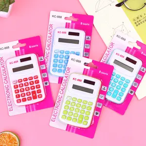 Mini Cartoon Calculator Student Calculator 8 Digit Calculator